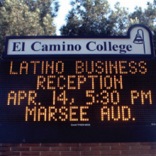 El Camino Sign